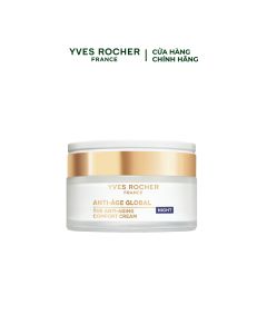 Kem dưỡng ban đ&ecirc;m chống l&atilde;o ho&aacute; to&agrave;n diện cho mọi loại da Yves Rocher Anti-&Acirc;ge Global 50ml