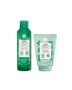 COMBO PURE MENTHE ( POWDER LOTION & CLEANSING GEL 125ML)