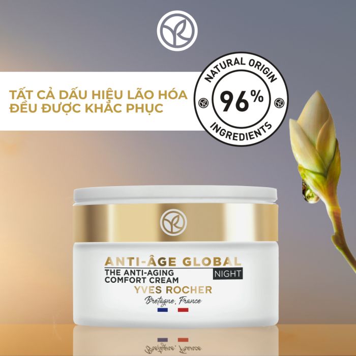 Kem Dưỡng Chống Lão Hóa Toàn Diện Ban Đêm - Anti-Age Global Night Care Pot 50Ml