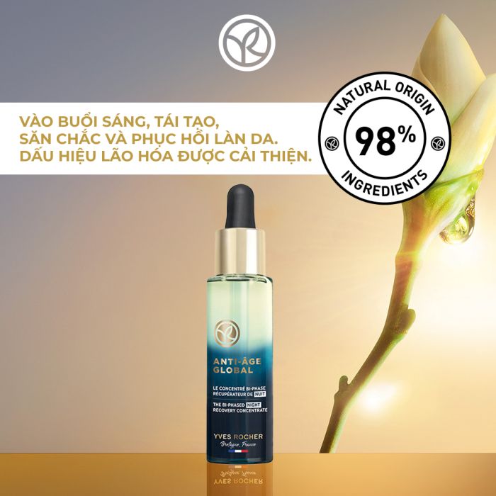 ANTI-AGE GLOBAL 3 THE BI-PHASED NIGHT RECOVERY CONCENTRATE FLACON PIPETTE 30ML