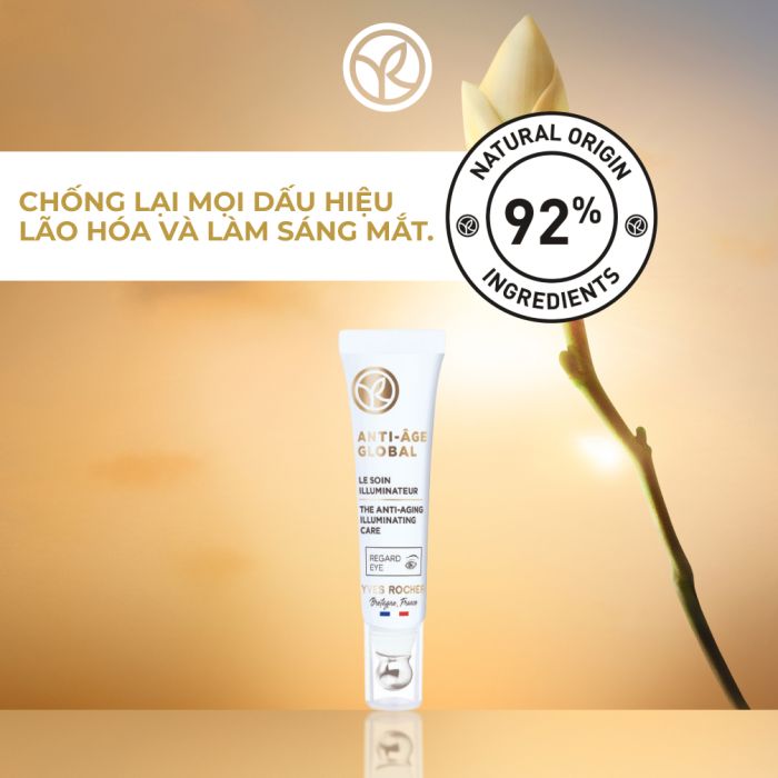 Kem Dưỡng Chống Lão Hóa Toàn Diện Cho Da Vùng Mắt -Anti-Age Global The Anti-Aging Illuminating Care - Eye Care Tube 15Ml