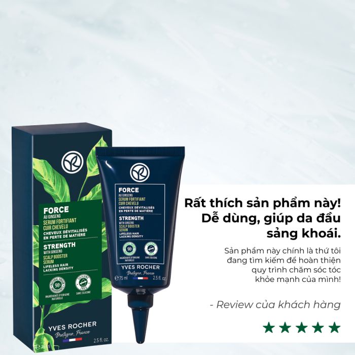 Serum Tinh Chất Kích Thích Mọc Tóc Anti-Hair Loss Strength With Ginseng Scalp Booster Serum Tube 75Ml