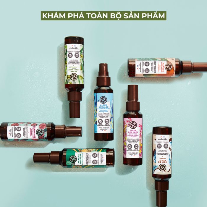 NATURE BATH PERFUMED MIST BODY & HAIR OLIVE & PETIT GRAIN SPRAY BOTTLE 100ML