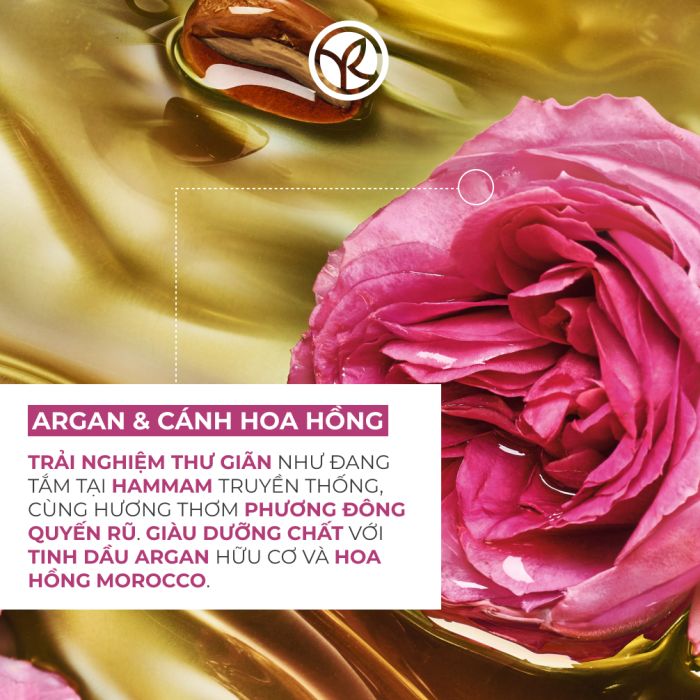 Kem Dưỡng Da Tay Yves Rocher Hương Hoa Hồng & Tinh Dầu Argan Hand Cream Argan & Rose Petals 30ML
