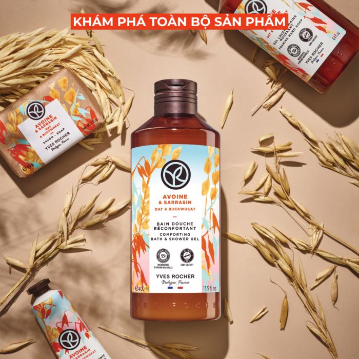 Kem Dưỡng Da Tay Yves Rocher Hương Yến Mạch & Tam Giác Mạch Hand Cream Oat & Buckwheat 30ML