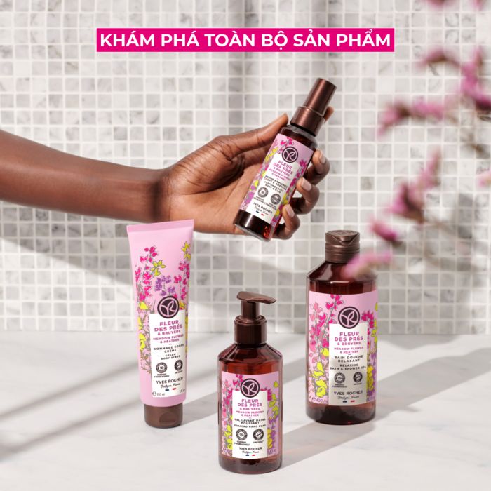 Kem Dưỡng Da Tay Yves Rocher Hương Hoa Cỏ Hand Cream Meadow Flower & Heather 30ML
