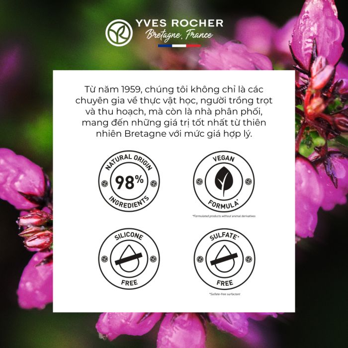 Kem Dưỡng Da Tay Yves Rocher Hương Hoa Cỏ Hand Cream Meadow Flower & Heather 30ML