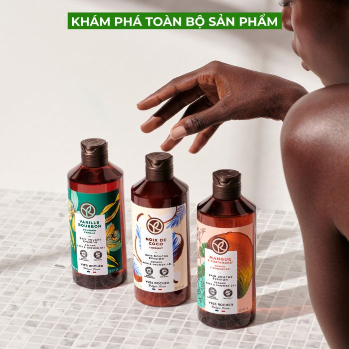 Sữa Tắm Dạng Gel Yves Rocher Hương Chanh & Hương Nhu Nature Bath Energizing Bath And Shower Gel Lemon & Basil 400ML