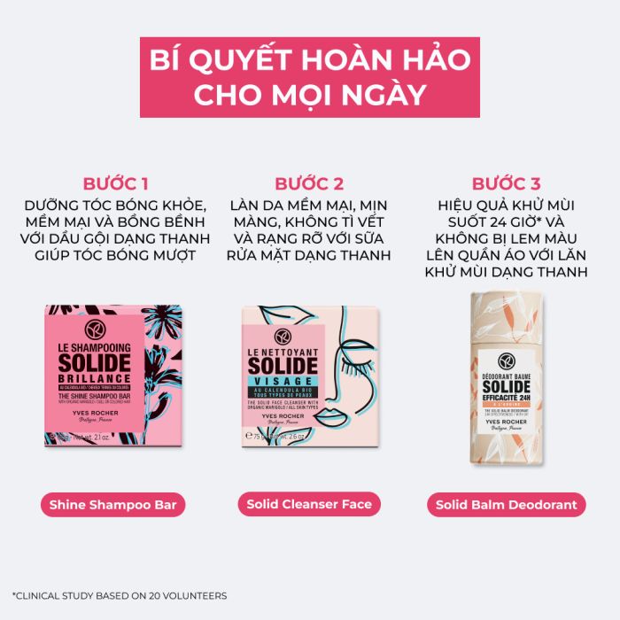 Dầu Gội Dạng Thanh Giúp Tóc Bóng Mượt - The Shine Shampoo 60G