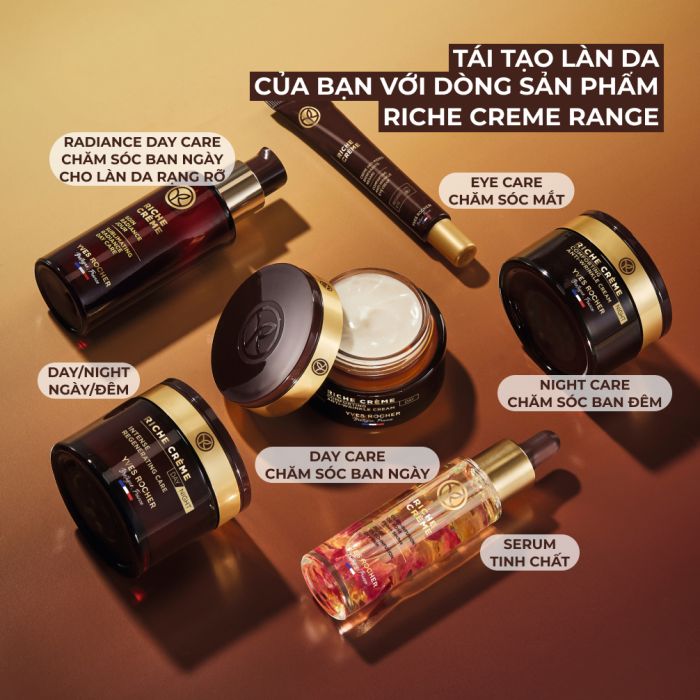 Kem Dưỡng Da Yves Rocher Ban Ngày Giảm Nếp Nhăn Ngăn Ngừa Lão Hóa Riche Creme 4 Beneficial Anti-Wrinkle Day Cream 50ML