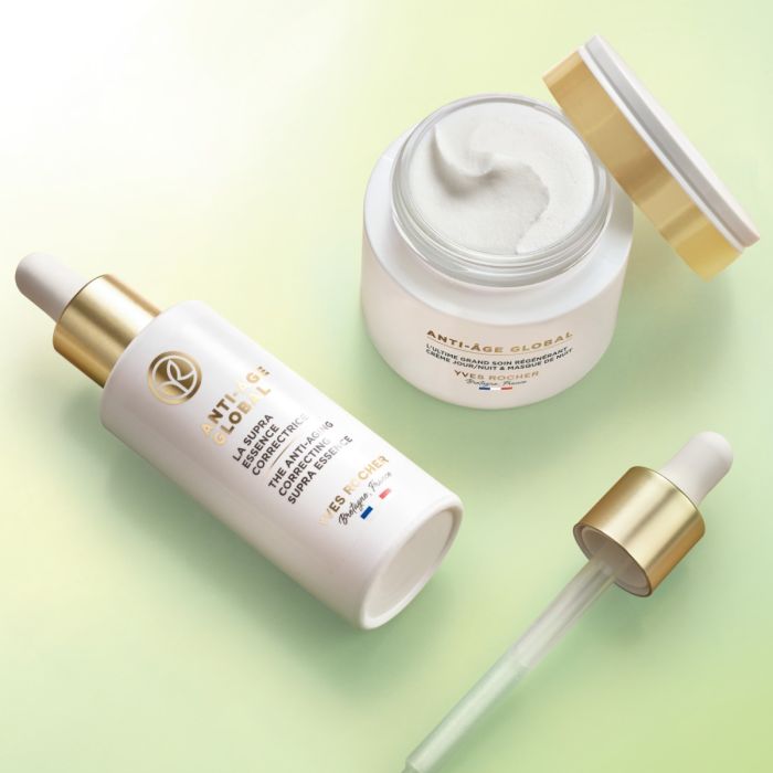Kem Dưỡng & Mặt Nạ Ngủ Yves Rocher Ngăn Ngừa Lão Hóa Toàn Diện Ban Ngày & Đêm Anti-Aging Global The Ultimate Regenerating 75ML