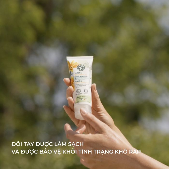 Hands Care Cleansing And Hydrating 2 In 1 Hand Cream All Skin Types Tube 75Ml