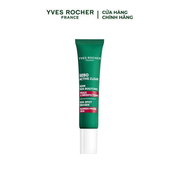 Kem Chấm Giảm Mụn Cấp Tốc Yves Rocher Sebo Active Clear 10ML main product photo
