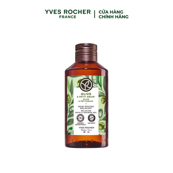 Sữa Tắm Hương Oliu & Lá Cam Yves Rocher Olive & Petitgrain 200ML main product photo