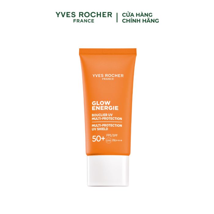 Kem Chống Nắng Dưỡng Ẩm Yves Rocher Glow Energie Multi-Protection UV Shield SPF50+ PA++++ 30ML main product photo