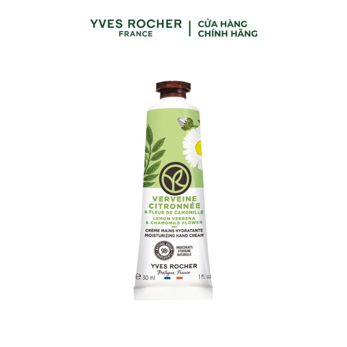 Kem Dưỡng Da Tay Hương Cỏ Roi Ngựa & Cúc La Mã Yves Rocher Lemon Verbena & Chamomile Flower 30ML main product photo