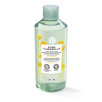 NƯỚC TẨY TRANG VÀ CÂN BẰNG DỊU NHẸ DÀNH CHO DA NHẠY CẢM YVES ROCHER PURE CAMOMILE - CHAI 400ML