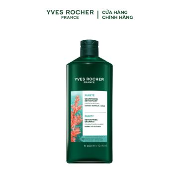 Dầu Gội Dành Cho Tóc Dầu Bết Yves Rocher Purity Detoxifying Shampoo 300ML