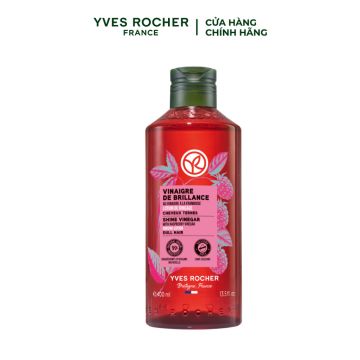 Giấm Xả Tóc Bóng Mượt Yves Rocher Shine With Raspberry Vinegar Rinsing Lotion 400ML